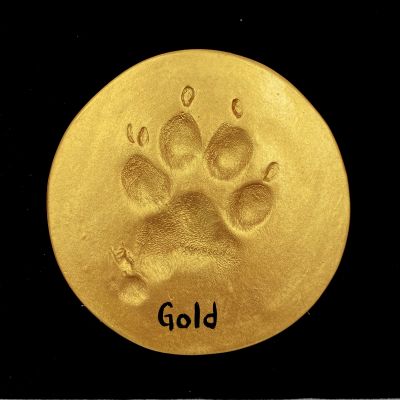 Pearlized Clay Paw Print Impression - 15 Colour Options